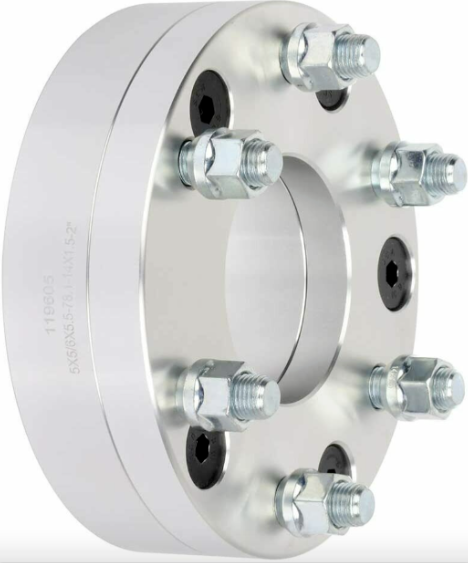 5x5.5 to 6x5.5 Wheel Adapters 2" Inch Fit New RAM 1500 Wheels On Older RAMs 1x