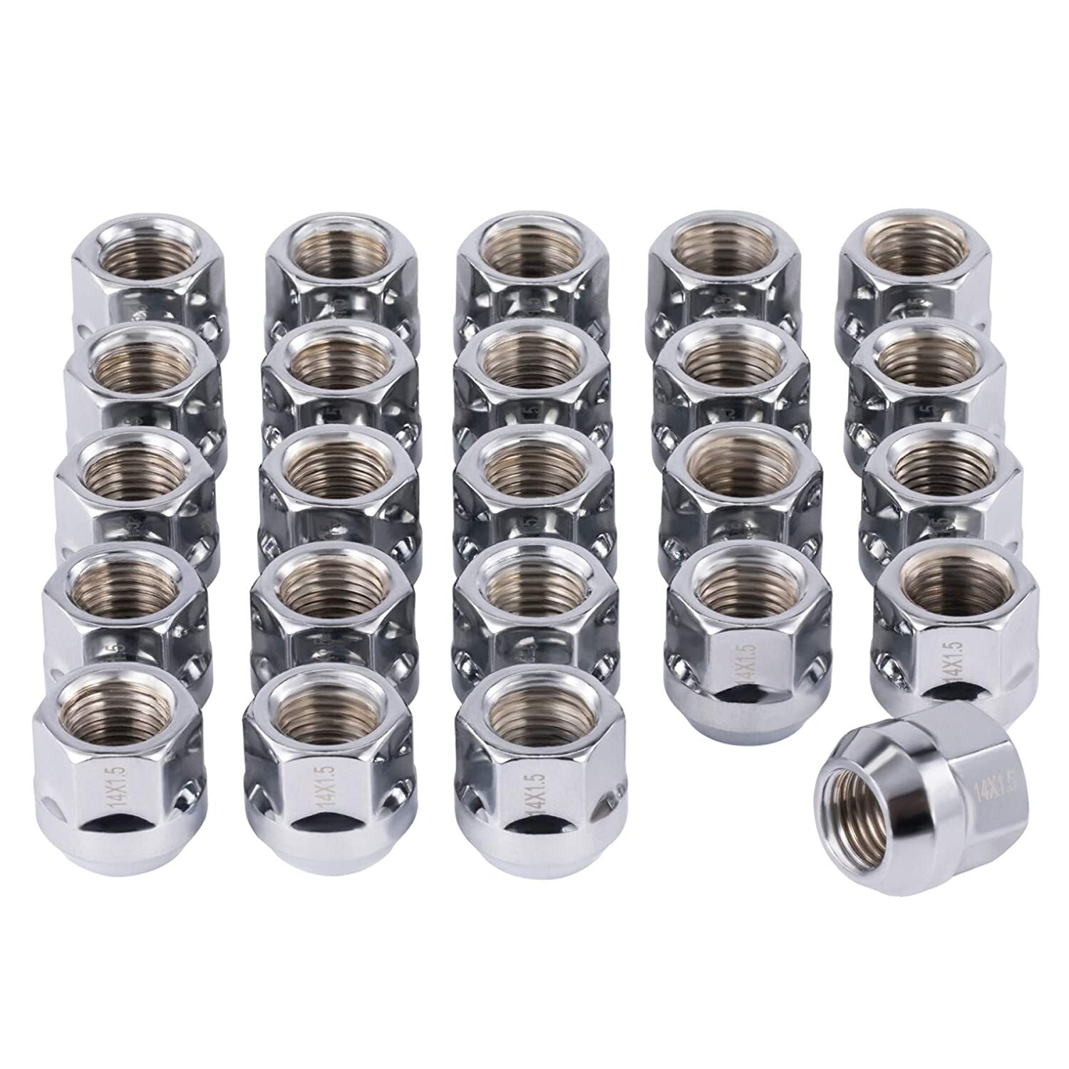 24 OPEN END LUG NUTS BULGE ACORN WHEEL NUTS Dodge Durango Dakota Viper 1/2x20