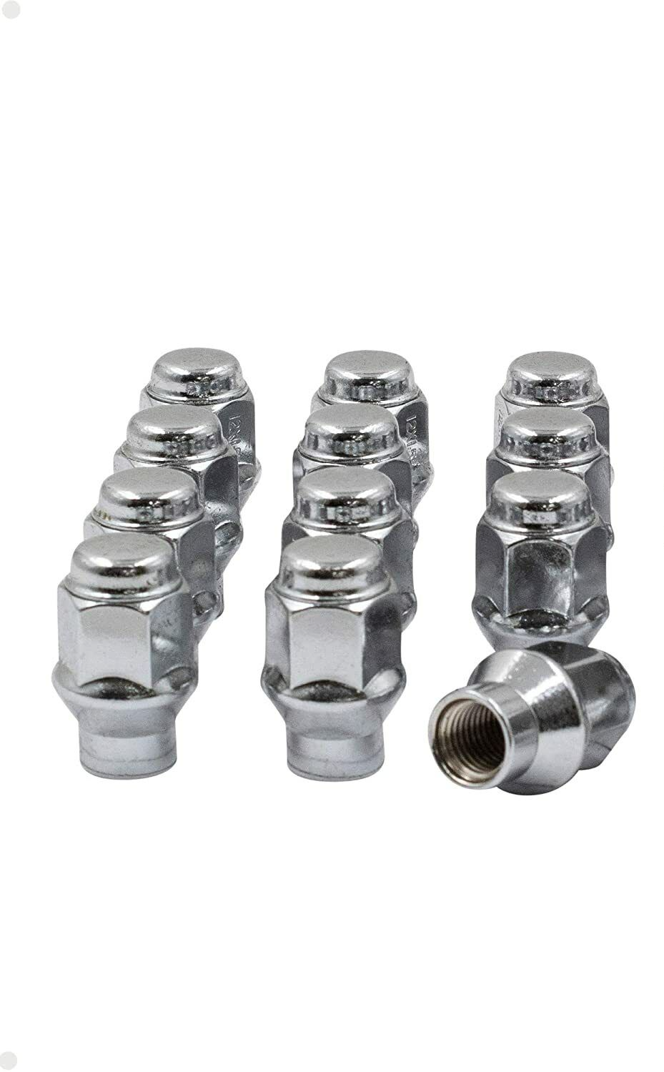 10 Chrome Extended Thread ET Lug Nuts 7/16-20 Fits Pontiac Firebird GTO Grand Am
