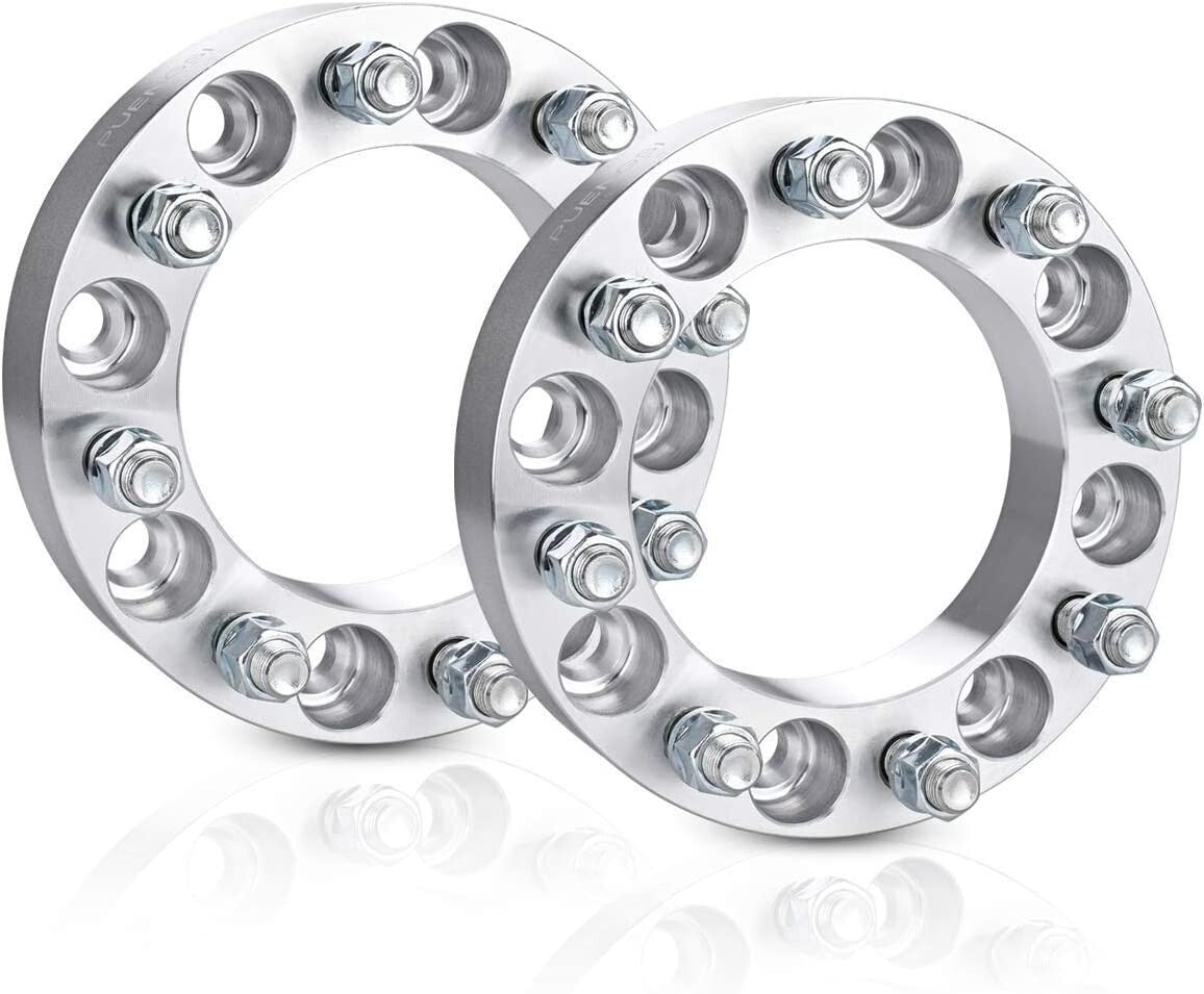 2x 8x180 Wheel Spacers 1.5" inch Fits GMC SIERRA CHEVY SILVERADO 2500 3500 14x1.