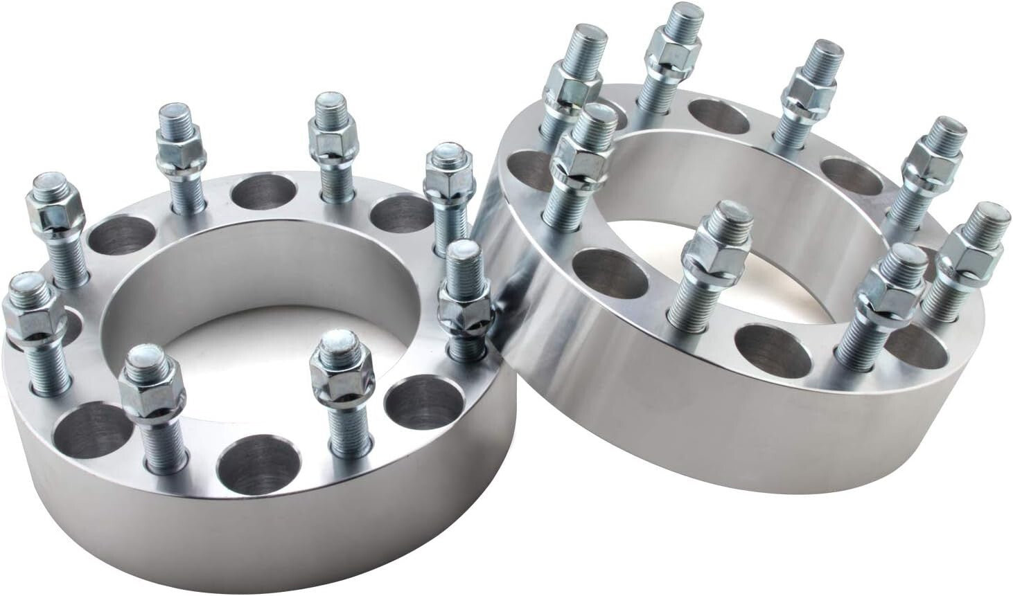 8x180 Wheel Spacers 2" inch Fits GMC SIERRA CHEVY SILVERADO 2500 3500 14x1.5