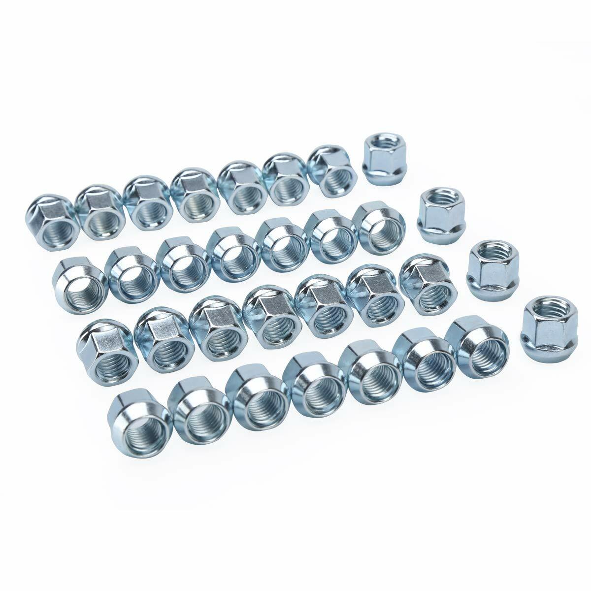 Open End Lug Nuts 9/16 Fits Ford Super Duty F-250 F-350 Dodge 2500 3500 13/16"