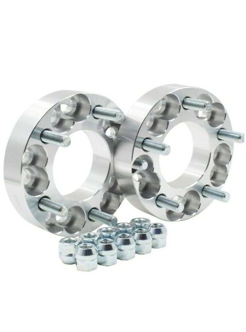 5x135 to 5x5 Wheel Adapters 1.5" Inch Put 5x127 Wheels on Ford F-150 12x1.5 2x