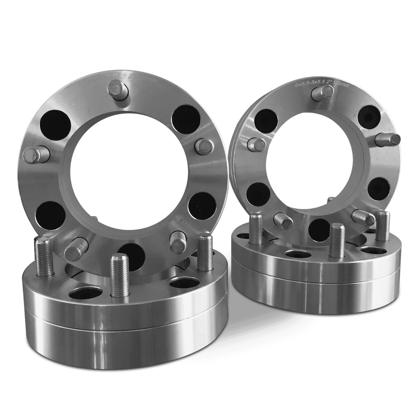 4 Wheel Adapters 4x4.5 To 5x4.75 2" Inch 4 Lug 4.5 To 5 Lug 4.75 Spacers 12x1.5