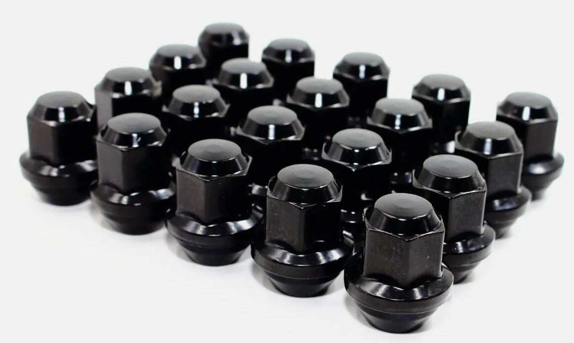 20 OEM Factory Lug Nuts Black Fits Ford Lincoln 12x1.5 Fusion Focus Escape MKZ