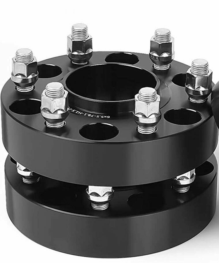 6x5.5 Wheel Spacers Hub Centric 1.5" Inch Fits 2019 & Newer Ford Ranger 93.1cb