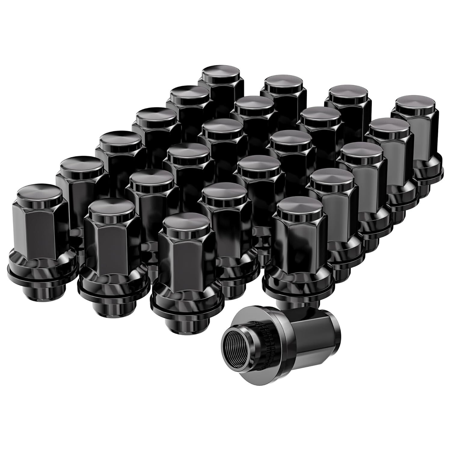 24 Black OEM Factory Mag Lug Nuts 12x1.5 Fits Toyota Tacoma TRD Off-Road 4Runner