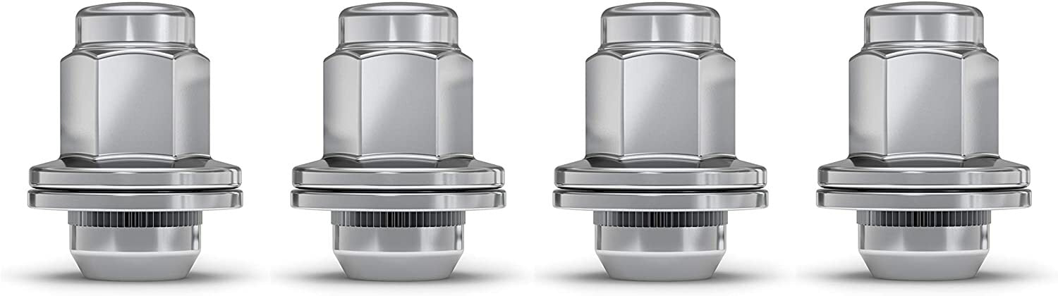 6x Chrome 14x1.5 OEM Factory Style Mag Lug Nuts Fits 2022+ Toyota Tundra Sequoia